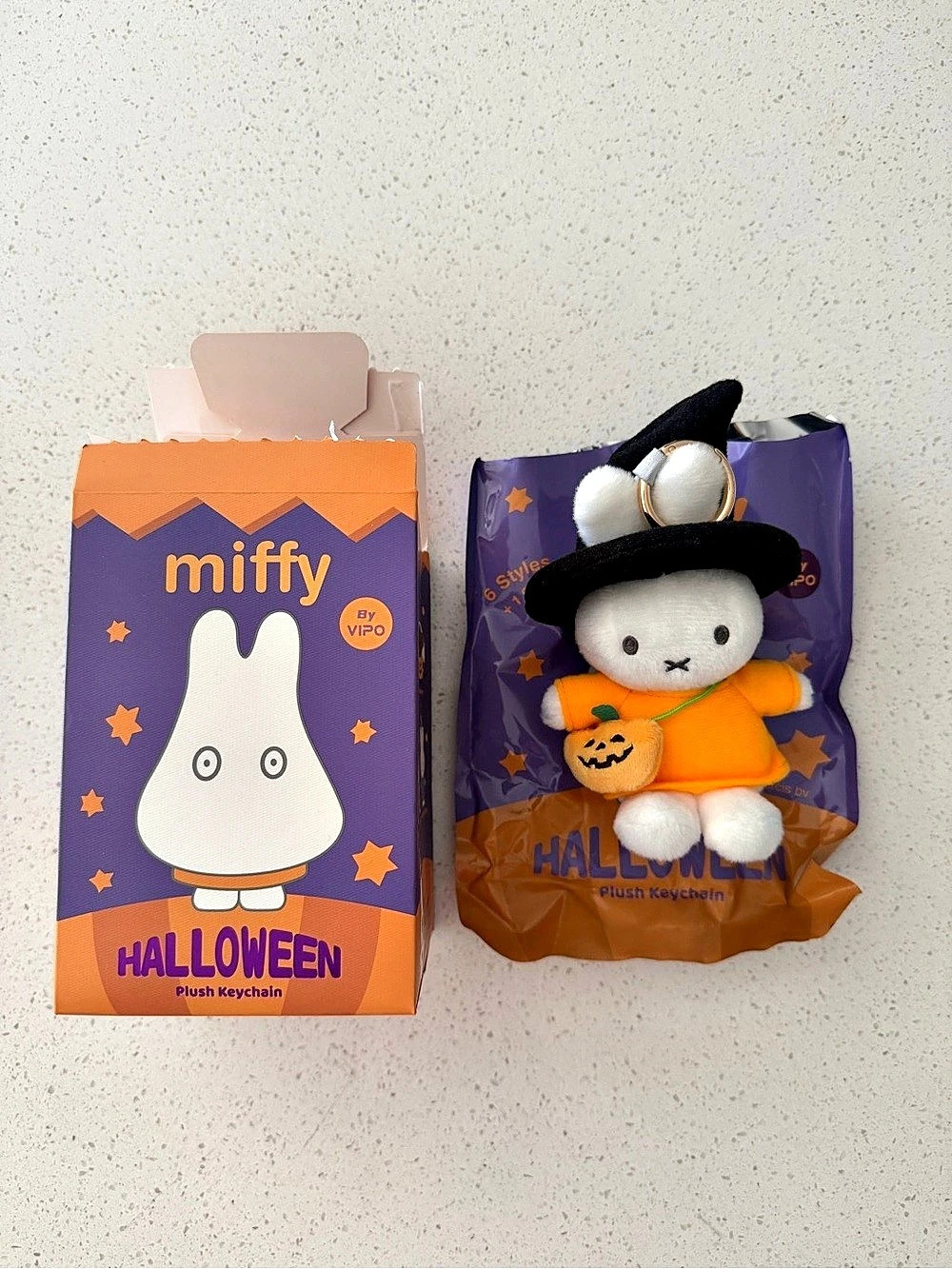 Miffy Halloween Plush Keychain